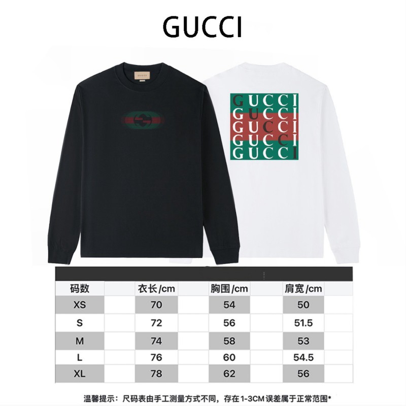 Gucci Unisex Long Sleeves Tee