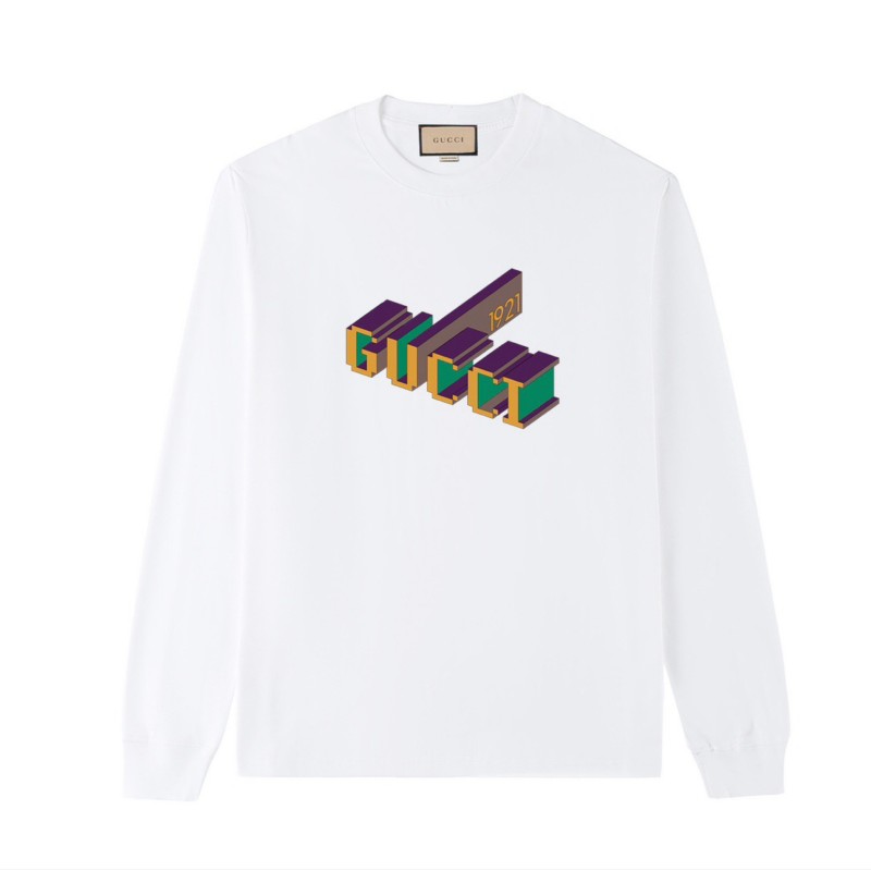 Gucci Unisex Long Sleeves Tee