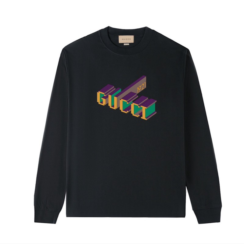 Gucci Unisex Long Sleeves Tee