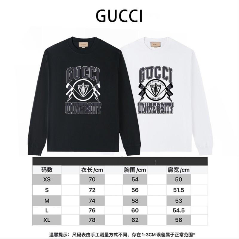 Gucci Unisex Long Sleeves Tee