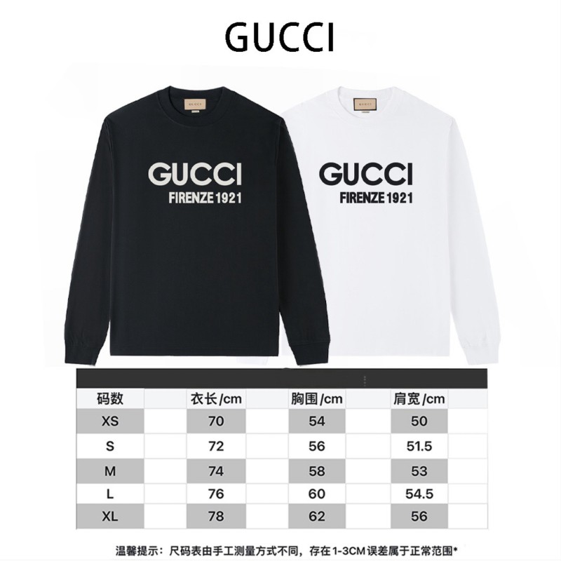 Gucci Unisex Long Sleeves Tee