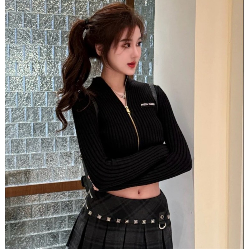 MiuMiu Zipper Cardigan