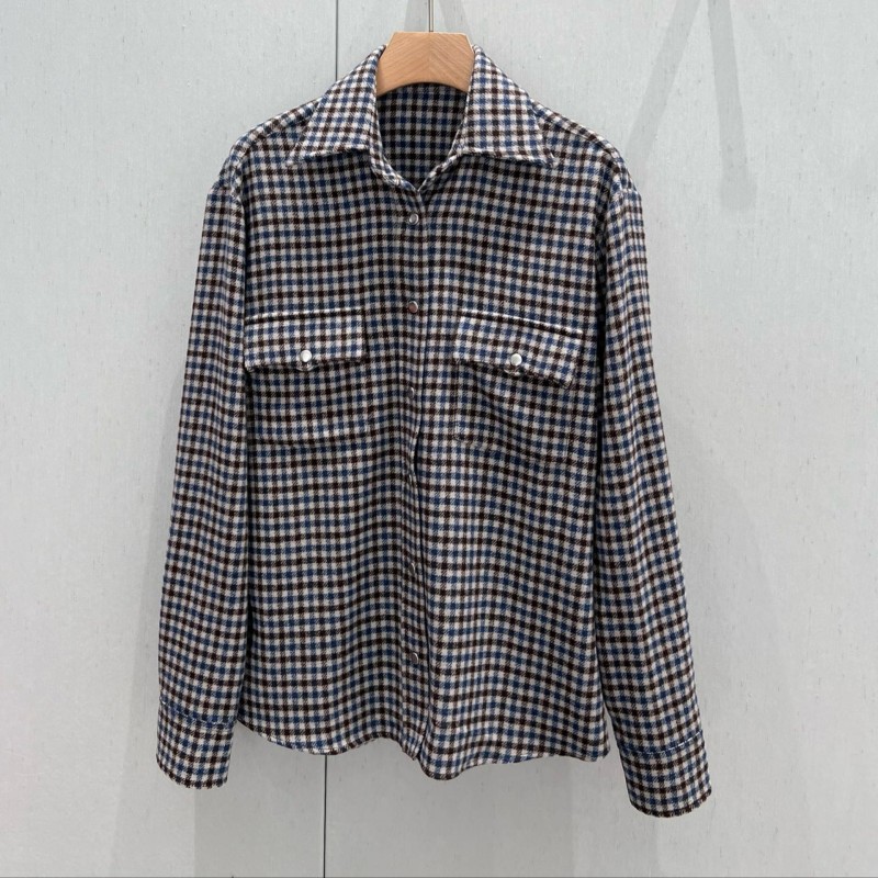 Prada Long Sleeves Shirt & Skirts