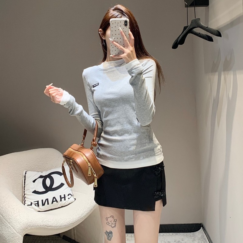 MiuMiu 2pcs Long Sleeves Tee