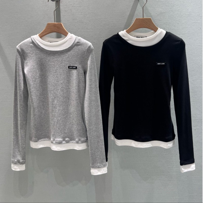 MiuMiu 2pcs Long Sleeves Tee