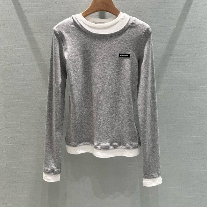 MiuMiu 2pcs Long Sleeves Tee