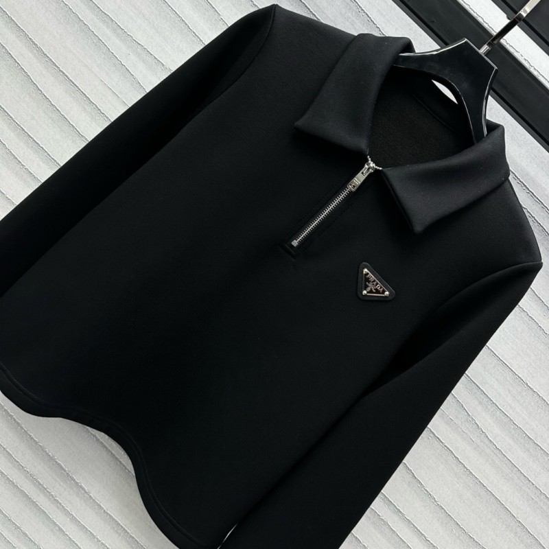 Prada Long Sleeves Shirt & Skirts