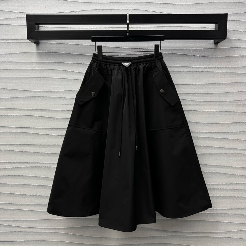 Prada Long Sleeves Shirt & Skirts