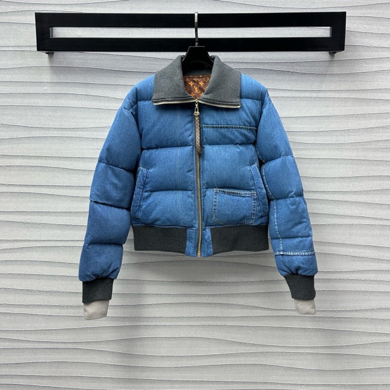 LV Denim Down Jacket