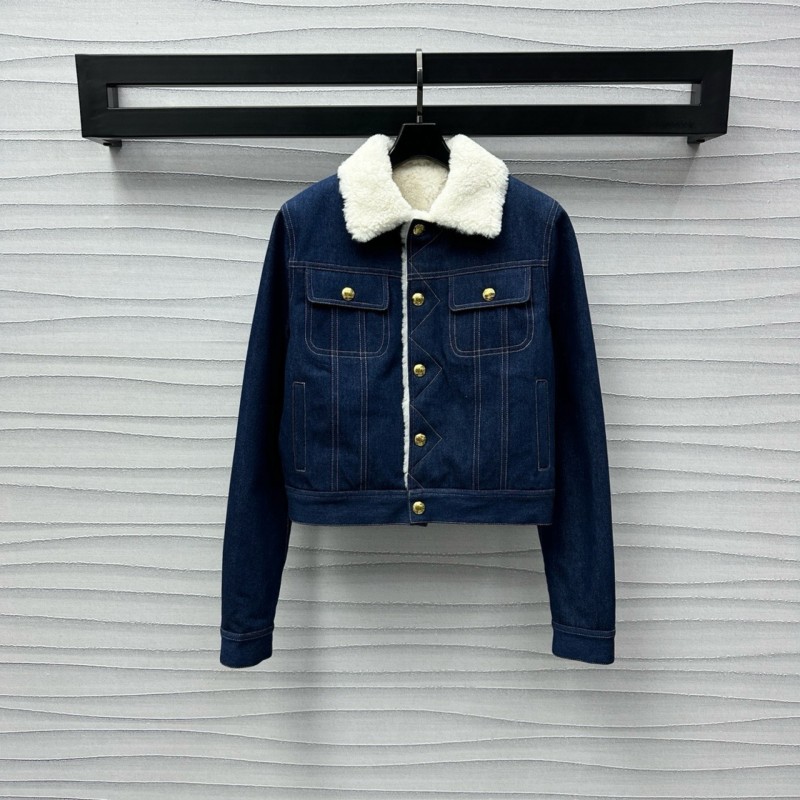 Celine Denim Jacket & Skirts