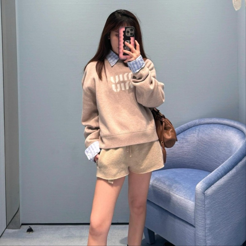 MiuMiu Cashmere Sweater & Shorts