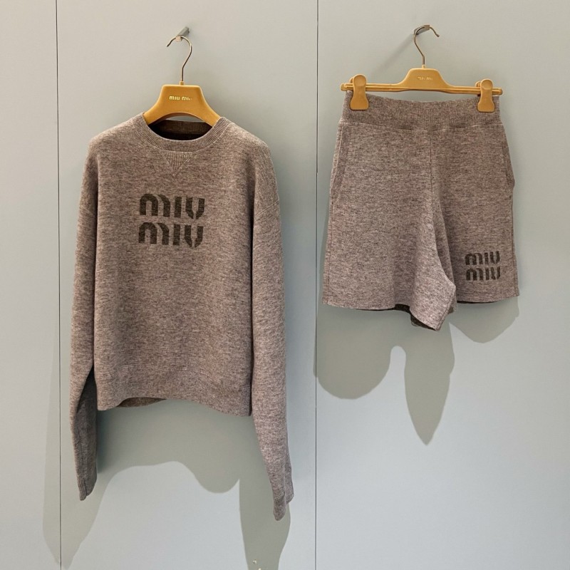 MiuMiu Cashmere Sweater & Shorts