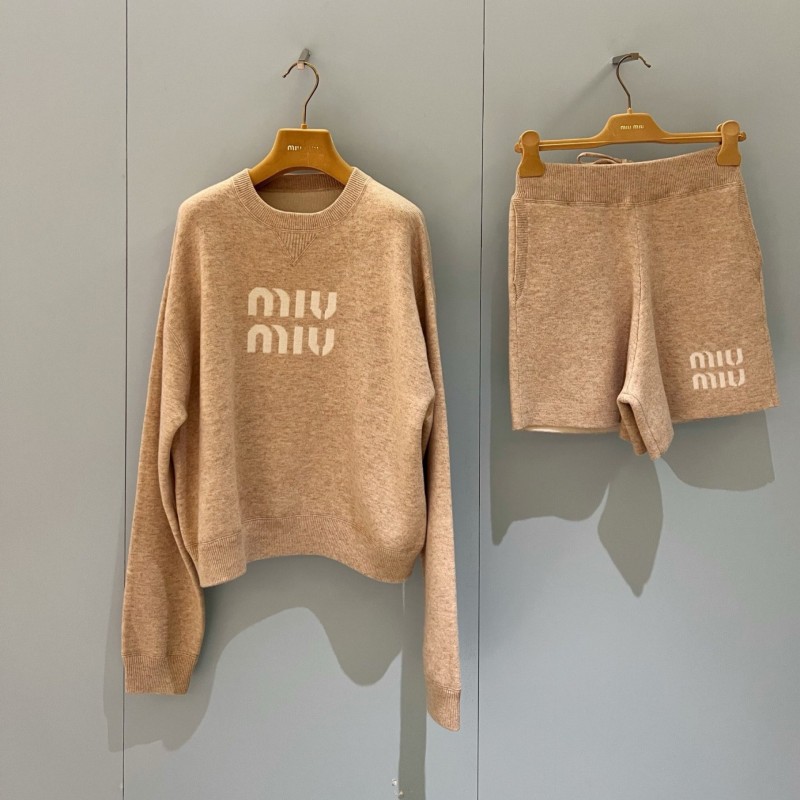 MiuMiu Cashmere Sweater & Shorts