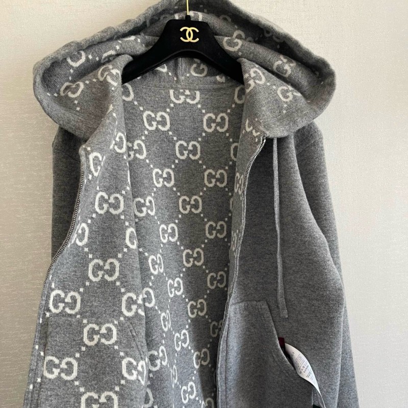 Gucci Reversible Wool Cardigan