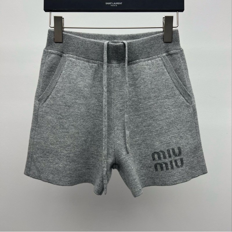 MiuMiu Cashmere Shorts