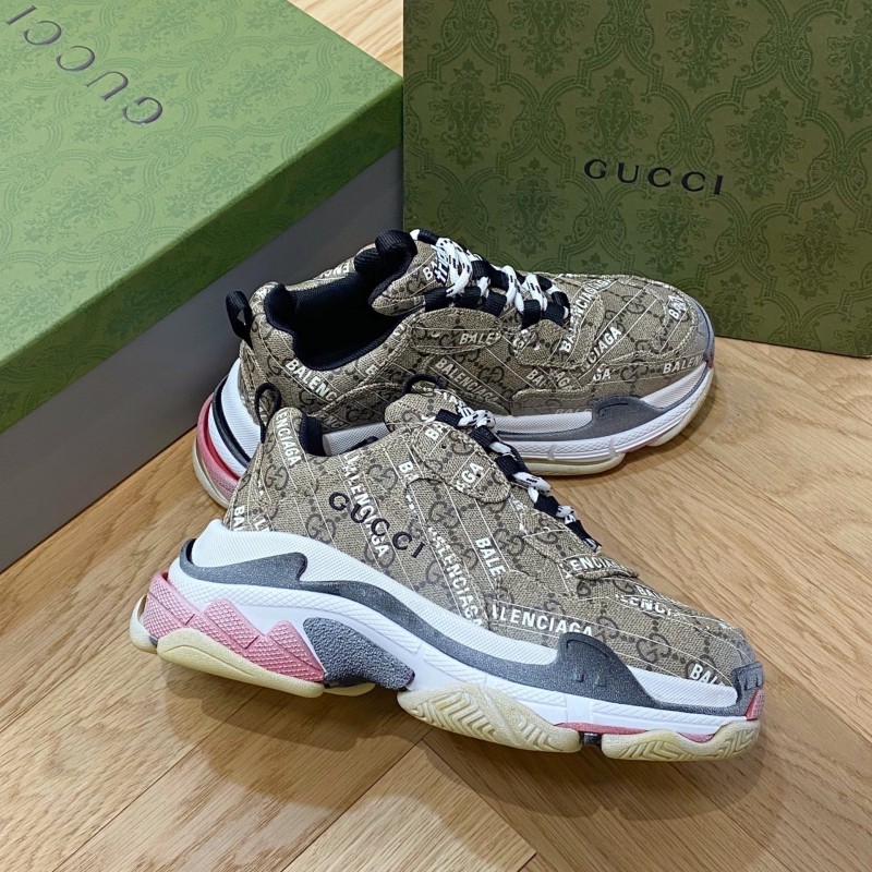 Balenciaga x Gucci Unisex Shoes