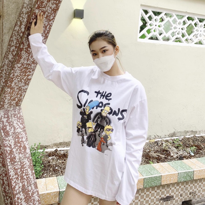 Balenciaga Unisex Long Sleeves Tee