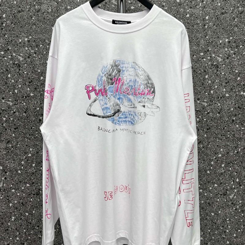 Balenciaga Unisex Long Sleeves Tee