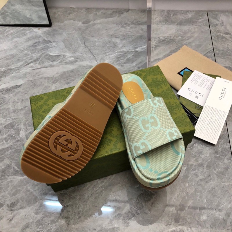 Gucci Shoes厚底拖鞋