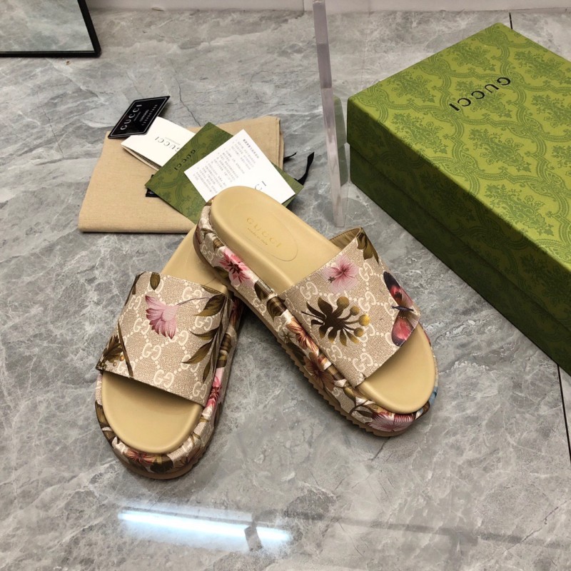 Gucci Shoes厚底拖鞋