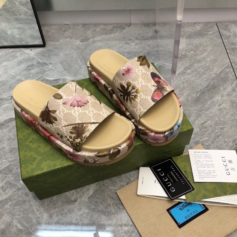 Gucci Shoes厚底拖鞋