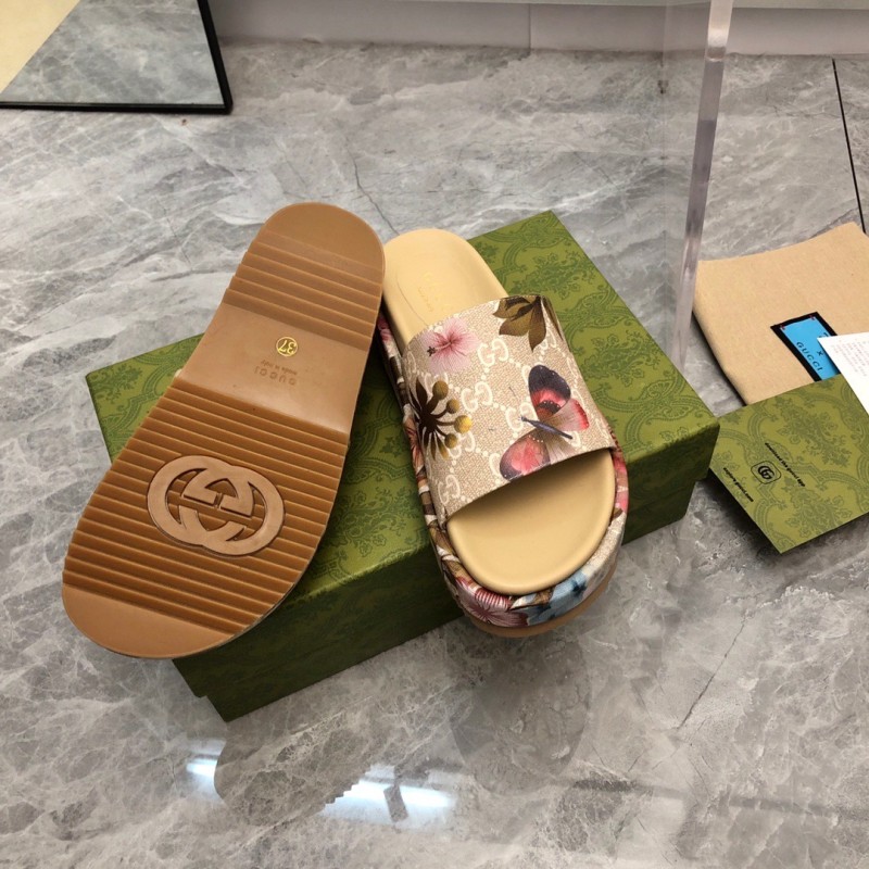 Gucci Shoes厚底拖鞋