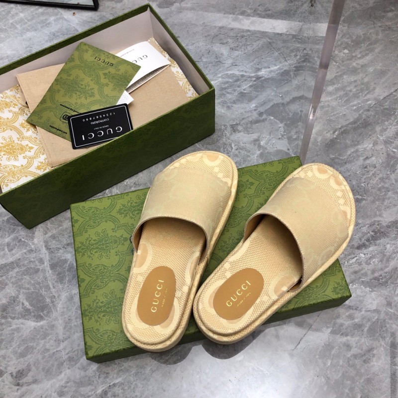 Gucci Shoes厚底拖鞋