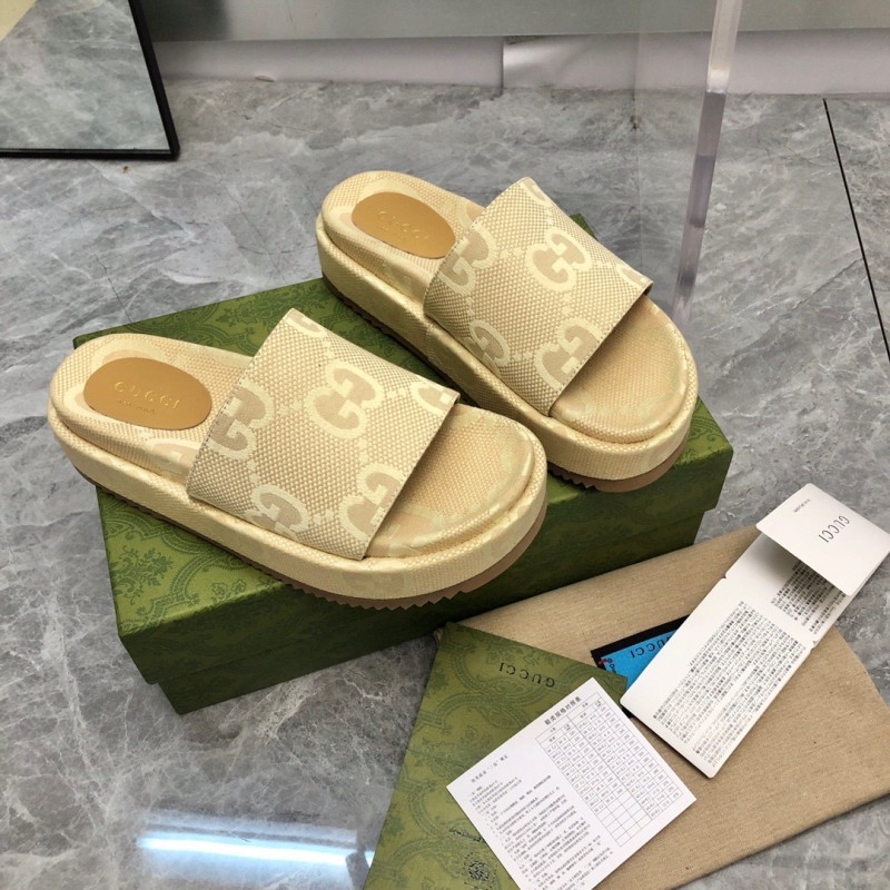 Gucci Shoes厚底拖鞋