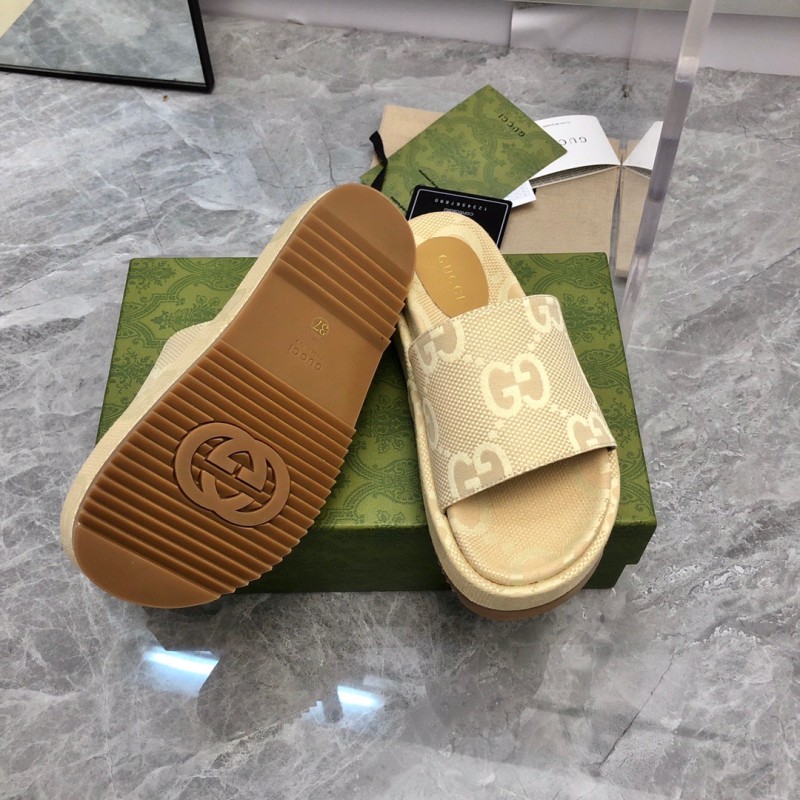 Gucci Shoes厚底拖鞋