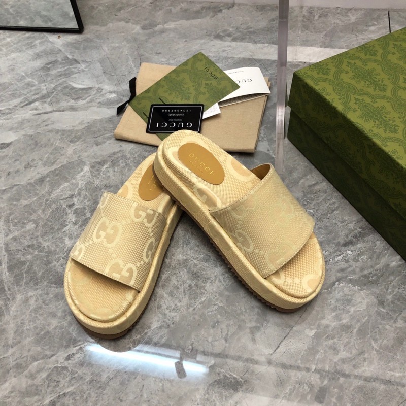 Gucci Shoes厚底拖鞋