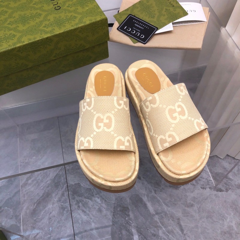 Gucci Shoes厚底拖鞋