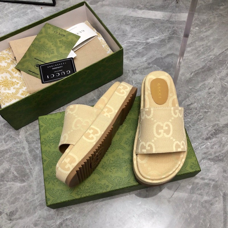 Gucci Shoes厚底拖鞋