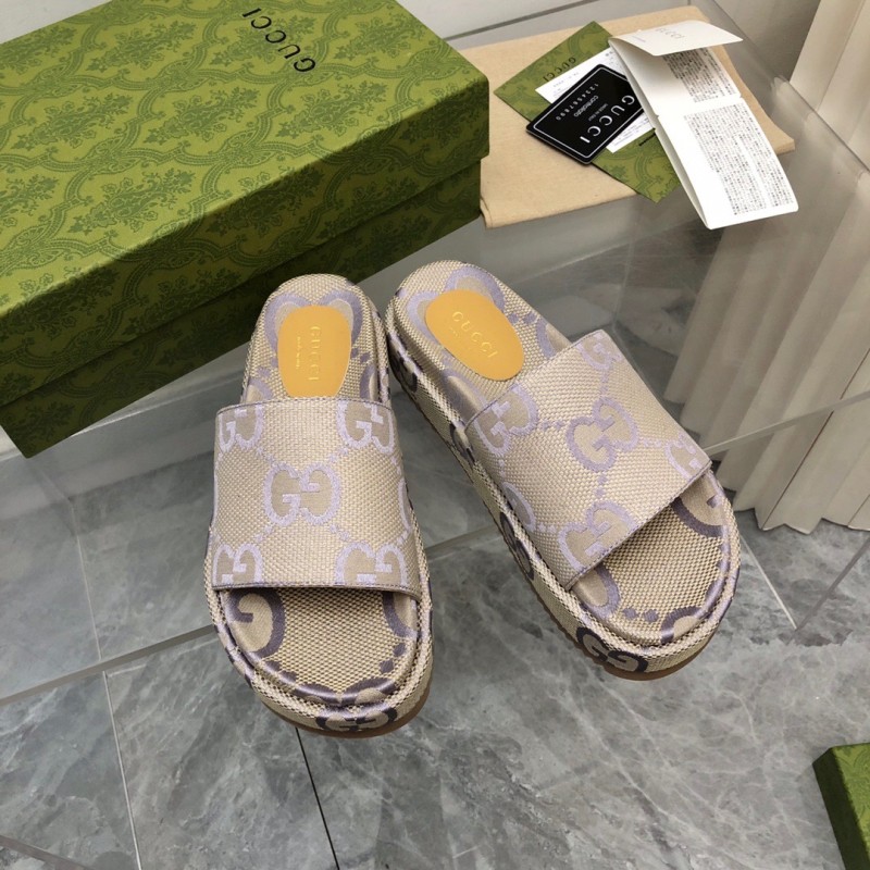 Gucci Shoes厚底拖鞋