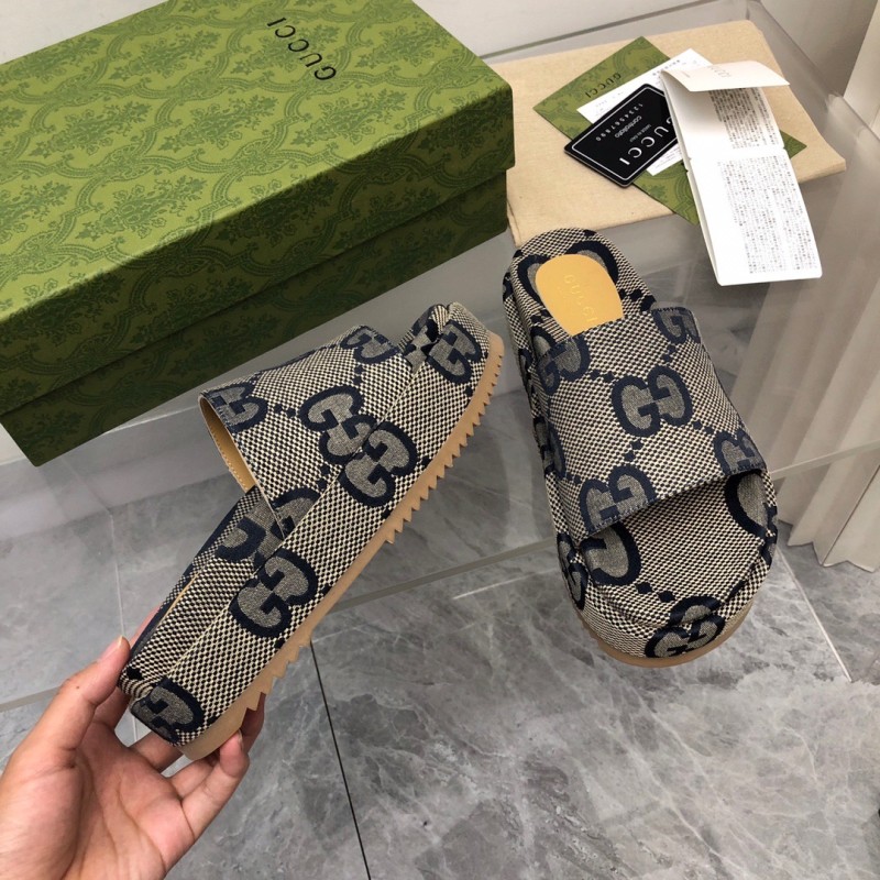 Gucci Shoes厚底拖鞋