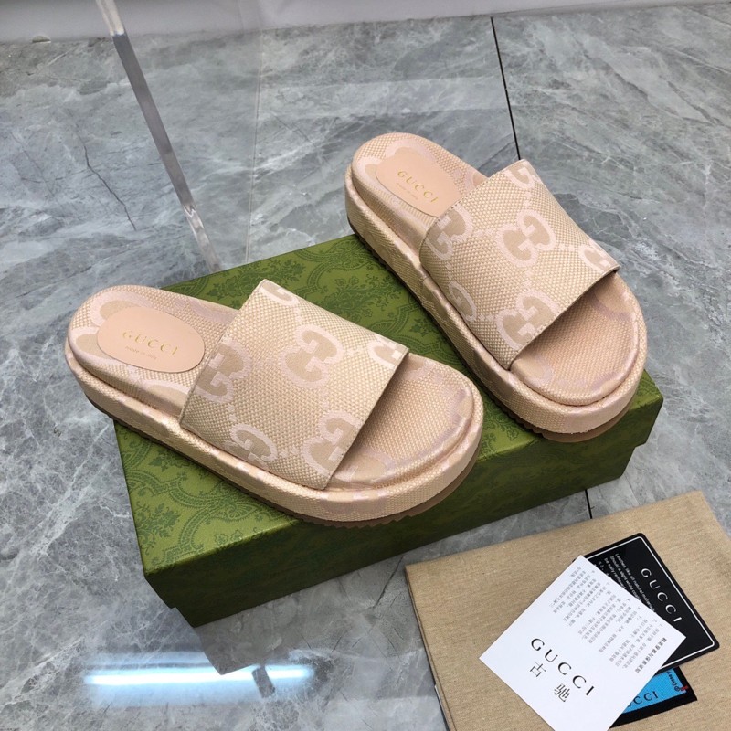 Gucci Shoes厚底拖鞋