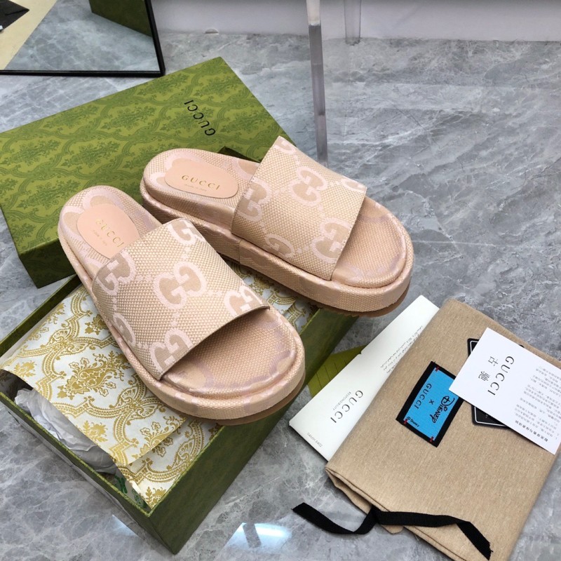 Gucci Shoes厚底拖鞋