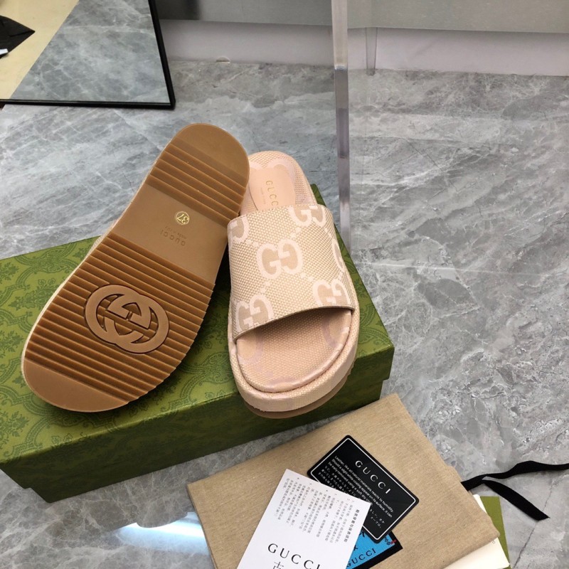 Gucci Shoes厚底拖鞋