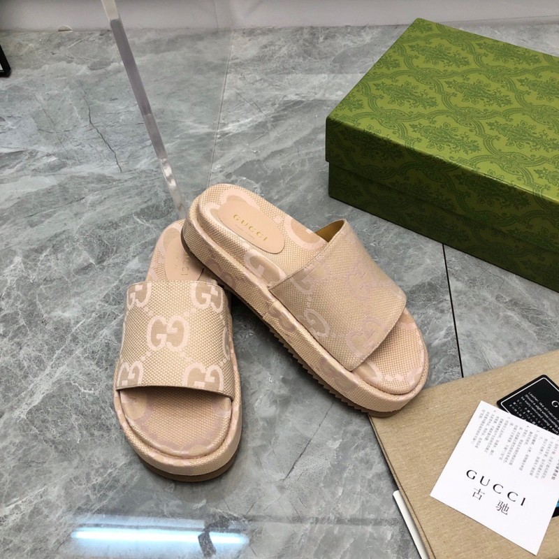 Gucci Shoes厚底拖鞋