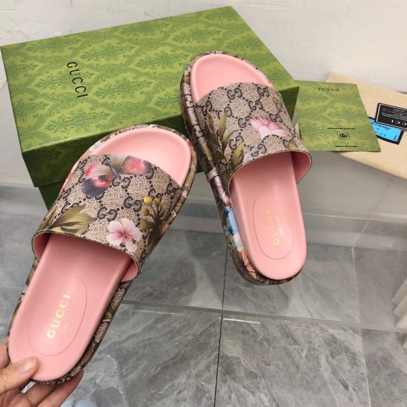 Gucci shoes厚底拖鞋