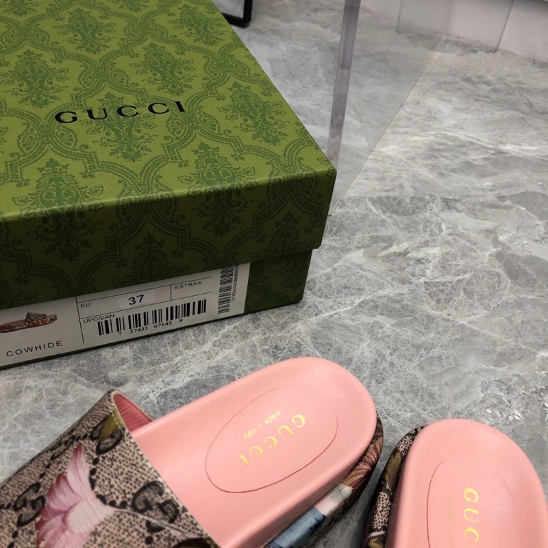 Gucci shoes厚底拖鞋