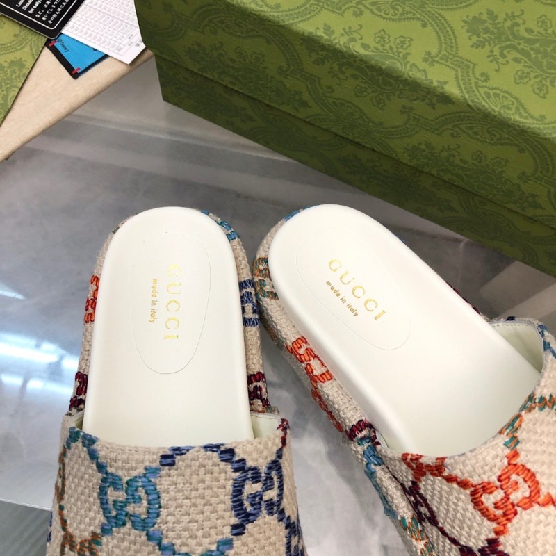 Gucci Shoes厚底拖鞋