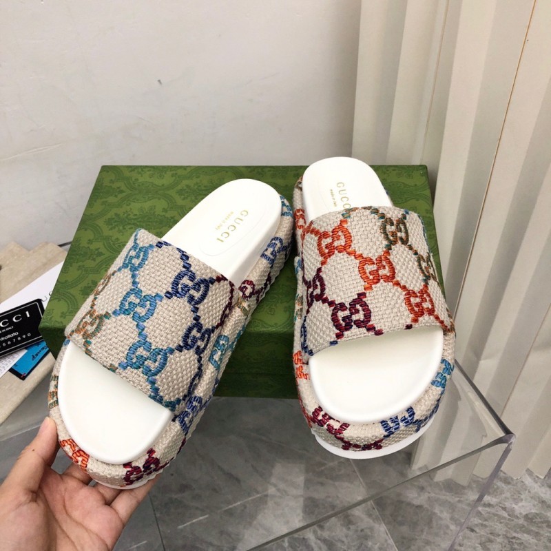 Gucci Shoes厚底拖鞋