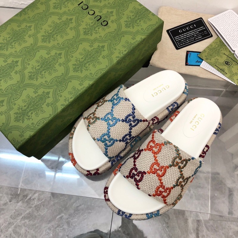 Gucci Shoes厚底拖鞋