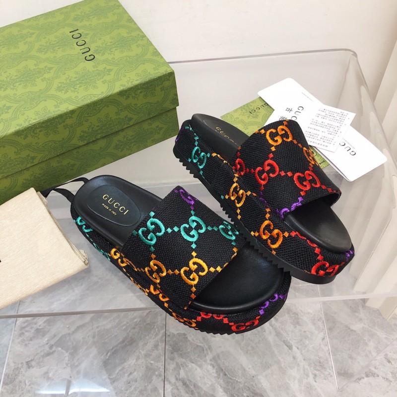 Gucci Shoes厚底拖鞋