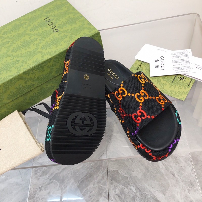 Gucci Shoes厚底拖鞋