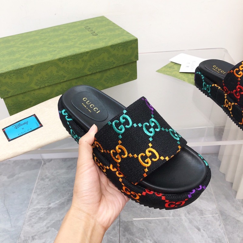 Gucci Shoes厚底拖鞋