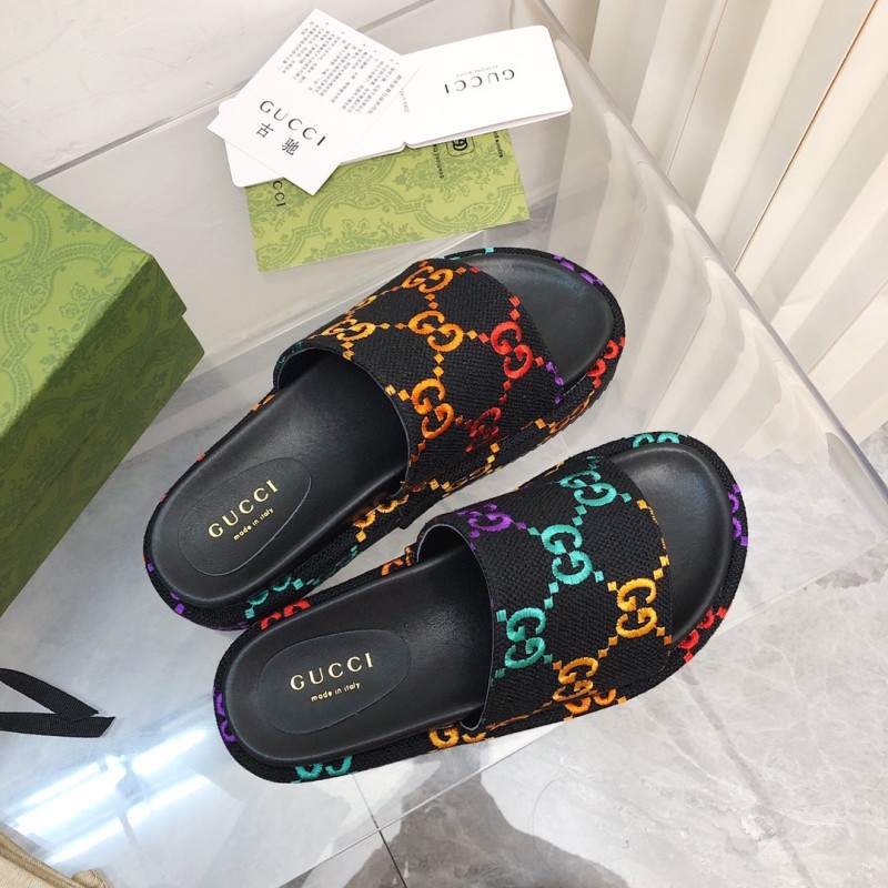 Gucci Shoes厚底拖鞋