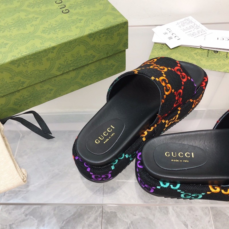 Gucci Shoes厚底拖鞋