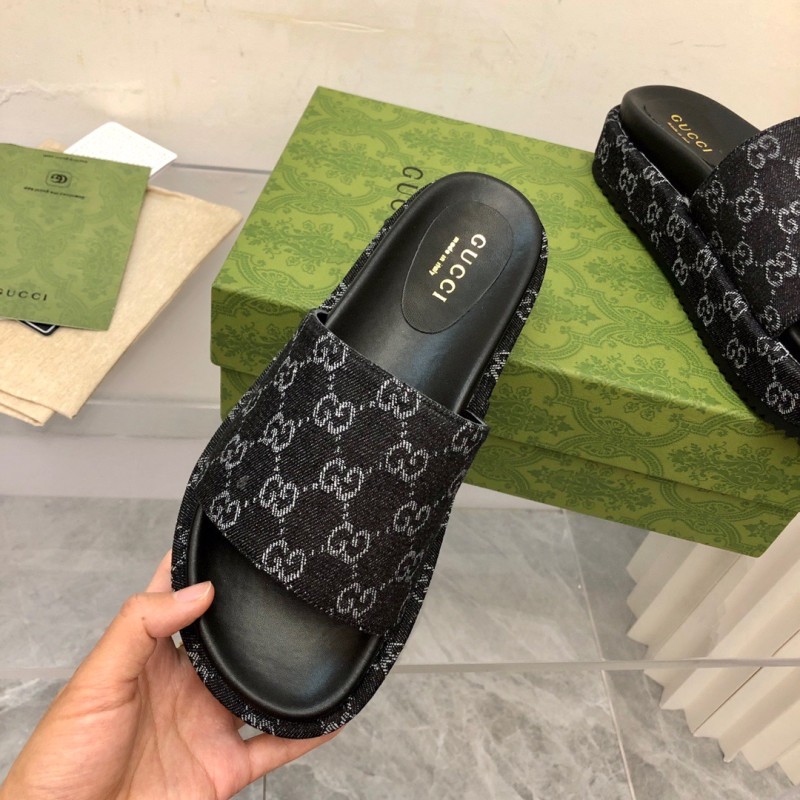 Gucci Shoes厚底拖鞋