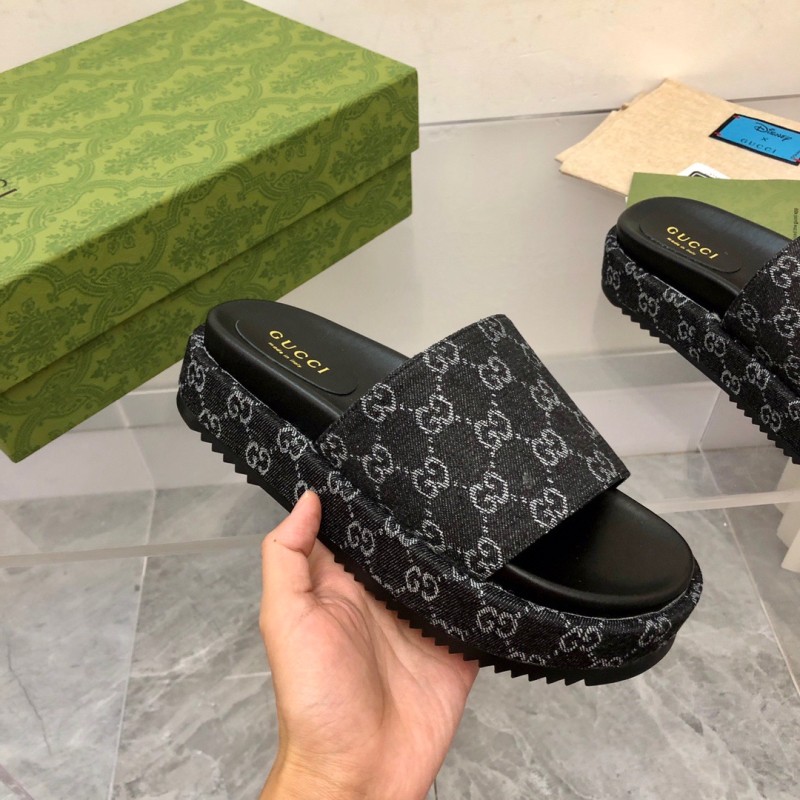 Gucci Shoes厚底拖鞋